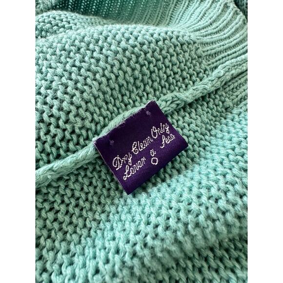 Ralph Lauren Purple Label Cotton Silk Cashmere Sweater Large L - Picture 6 of 6